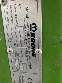 2015 Krone 1290Hdp Ii GREEN