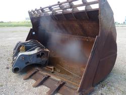 0 Assorted New and Used Buckets, Grabs, Quick Hitches, Demolition Attachments, Log Grab, Etc.