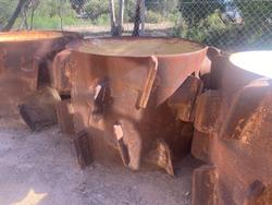 0 Caterpillar 826C, G Or H Or 825C, G Or H Garbage Chopper Feet Yellow