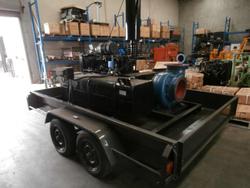 12 INCH TRAILER PUMP SET NISSAN MIXED FLOW PUMP