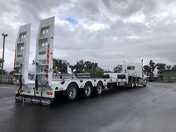 2025 Midland 45Ft Drop-Deck, Hydraulic Ramps