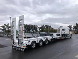 2025 Midland 45Ft Drop-Deck, Hydraulic Ramps