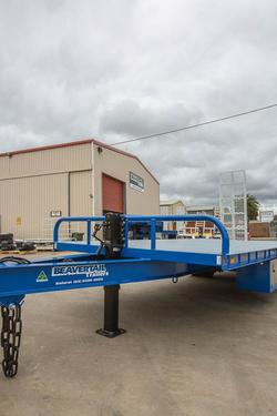 2025 Beavertail Single Axle Tag Trailer White