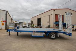 2025 Beavertail Single Axle Tag Trailer White