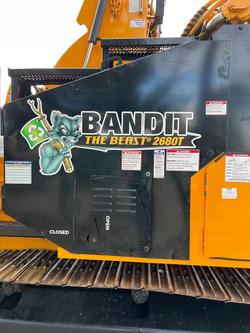 2017 Bandit 2680T Horizontal Grinder Yellow