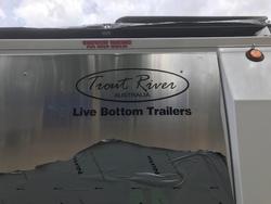 2024 Trout River Australia Live Floor Trailer Black