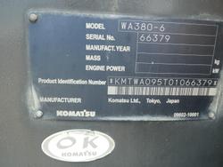 2011 Komatsu Wa380-6