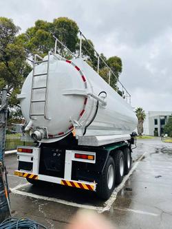 2026 Stonestar New Sewage Tip Hoist Tank  Trailer 26000Lt With Italy Pump