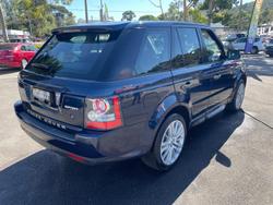 2010 Land Rover Range Rover Sport TDV6 Luxury L320 MY11 4X4 Dual Range Baltic Blue