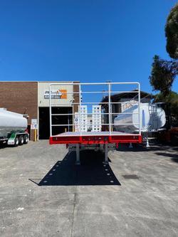 2025 Stonestar Brand New Extendable Drop Deck With B-Fold Ramp 900H Blue