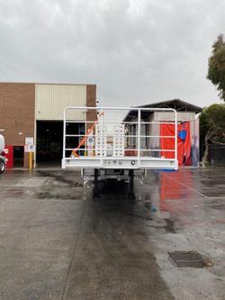 2025 Stonestar Brand New Extendable Drop Deck With B-Fold Ramp 900H Blue
