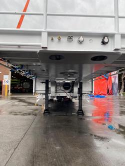 2025 Stonestar Brand New Extendable Drop Deck With B-Fold Ramp 900H Blue