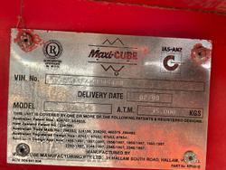1998 Maxicube Triaxle Refrgerated Rollback A Trailer