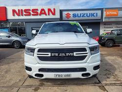 2023 RAM LARAMIE 1500 SPORT MY23 1500 Laramie Sport Crew Cab RamBox (with tonneau and bed divider) Bright White