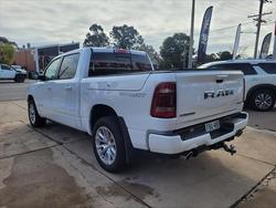 2023 RAM LARAMIE 1500 SPORT MY23 1500 Laramie Sport Crew Cab RamBox (with tonneau and bed divider) Bright White