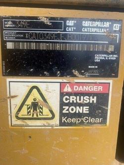 2014 Caterpillar
                349E 