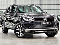2018 Volkswagen Touareg Monochrome 7P MY18 Four Wheel Drive Deep Black