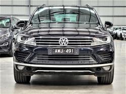 2018 Volkswagen Touareg Monochrome 7P MY18 Four Wheel Drive Deep Black