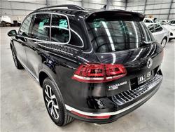 2018 Volkswagen Touareg Monochrome 7P MY18 Four Wheel Drive Deep Black