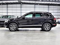 2018 Volkswagen Touareg Monochrome 7P MY18 Four Wheel Drive Deep Black