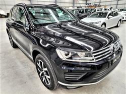 2018 Volkswagen Touareg Monochrome 7P MY18 Four Wheel Drive Deep Black