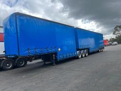 2009 Krueger St 3 38 Double Drop Deck Bdouble Blue