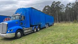 2009 Krueger St 3 38 Double Drop Deck Bdouble Blue