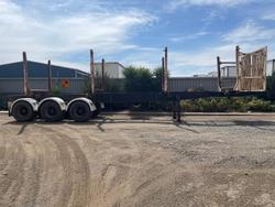 1981 CUSTOM BUILT 12M Tri/A Log Trailer