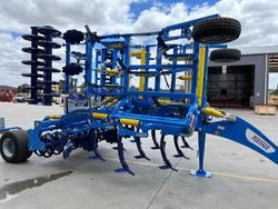 0 FARMET TRIOLENT TX600 PS TRAILED TYNE CULTIVATOR BLUE