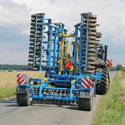 0 FARMET TRIOLENT TX600 PS TRAILED TYNE CULTIVATOR BLUE