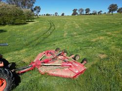 0 Tatu Rc2 4500 Heavy Duty Trailing Folding Slasher RED