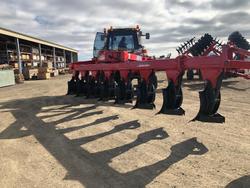 0 Tatu Aarp 8 Blade Reversable Moldboard Plough New RED