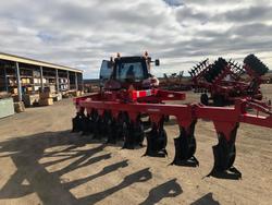 0 Tatu Aarp 8 Blade Reversable Moldboard Plough New RED