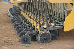 0 Serafin Tls Double Disc Seeder Bar New YELLOW