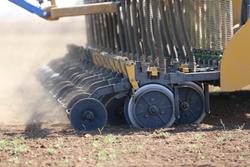 0 Serafin Tls Double Disc Seeder Bar New YELLOW