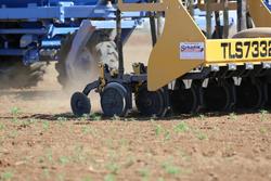 0 Serafin Tls Double Disc Seeder Bar New YELLOW