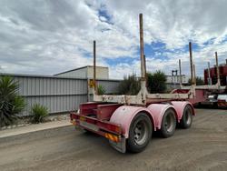 2010 CONFAB 11.6M Tri/A Step Deck Log Trailer