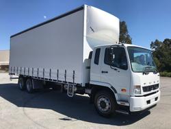 2024 Fuso Fighter 2427 Xxlwb Auto 14 Pallet Curtain Sider FIGHTER 2427 White