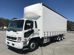 2024 Fuso Fighter 2427 Xxlwb Auto 14 Pallet Curtain Sider FIGHTER 2427 White