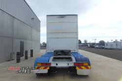 2007 Maxitrans 12 Pallet Dropdeck Curtainsider A Trailer with Mezz