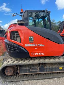 2021 Kubota Kx080-3S Orange