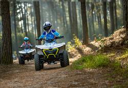 2023 CFMOTO CFORCE EV110 Polar White Lemon Green / Polar White Lava Orange