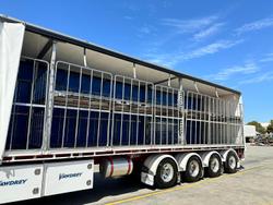 2016 Vawdrey St4 24 Pallet Sd Refrigerated Curtain Sider (Mezzanine)