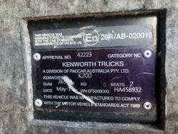 2017 Kenworth K200