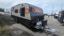 JB Caravans 22' Front Door Family