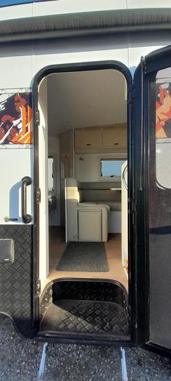 2023 JB Caravans Dirt Road Xtreme 22'6 Front Door