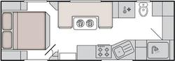 2023 JB Caravans Dirt Road Xtreme 22'6 Front Door