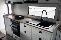 2024 JB Caravans Scorpion Sting Air 21'6 Rear Door