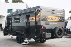 2024 JB Caravans Scorpion Sting Air 21'6 Rear Door