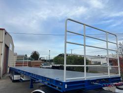 2025 Beavertail 30 Ft Tri Axle Flat Top Trailer